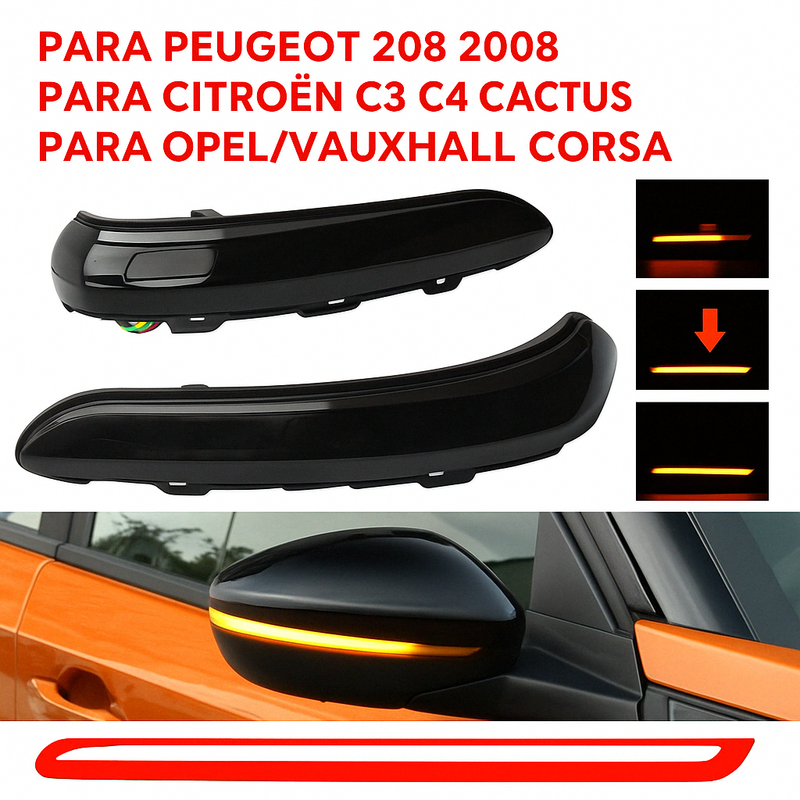 Seta Sequencial Peugeot 208